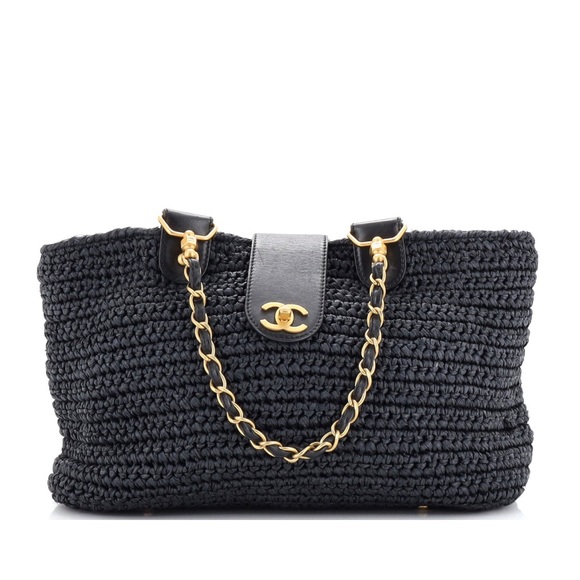CHANEL Handbags - Chanel raffia tote